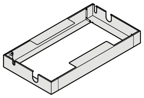 Under-ceiling frame
