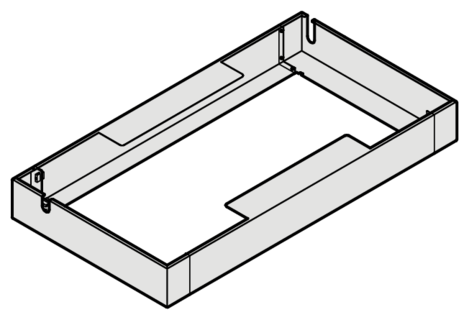 Under-ceiling frame