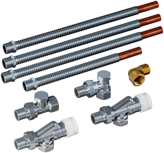 Pre-adjustable valve kit