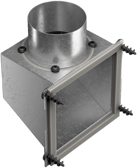 Primary air connection spigot