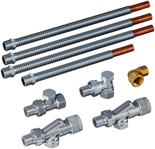 Differential pressure-independent valve kit
